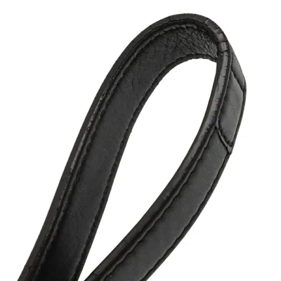 Pre-owned Cartier Black Leather Pochette Shoulder Bag ()