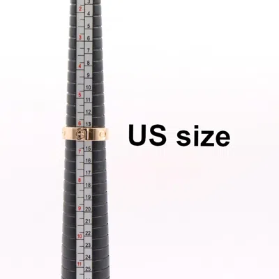 Pre-owned Cartier Gold Pink Gold (18k) Band Ring ()