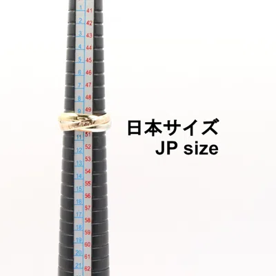 Pre-owned Cartier Gold Silver Yellow Gold (18k) Pink Gold (18k) White Gold (18k) Band Ring () In Multi