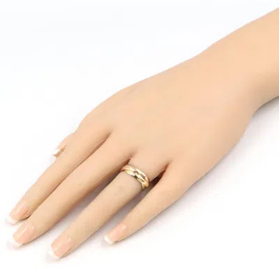Pre-owned Cartier Gold Silver Yellow Gold (18k) Pink Gold (18k) White Gold (18k) Band Ring () In Multi