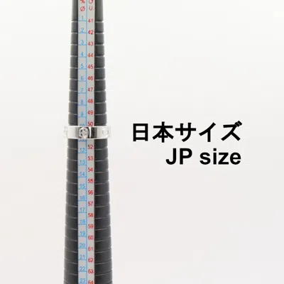 Pre-owned Cartier Silver White Gold (18k) Band Ring ()