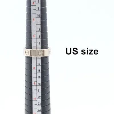 Pre-owned Cartier Silver White Gold (18k) Band Ring ()