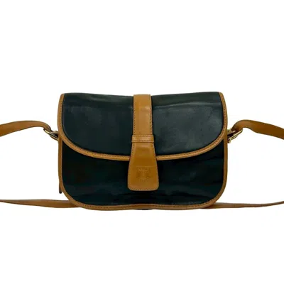Pre-owned Celine Black Brown Leather Pochette Shoulder Bag () In Multi