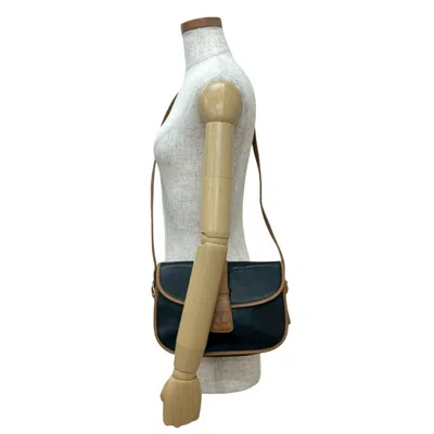 Pre-owned Celine Black Brown Leather Pochette Shoulder Bag () In Multi