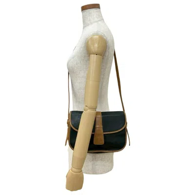 Pre-owned Celine Black Brown Leather Pochette Shoulder Bag () In Multi