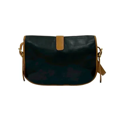 Pre-owned Celine Black Brown Leather Pochette Shoulder Bag () In Multi