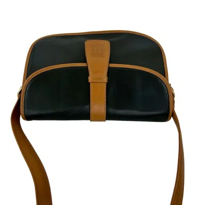 Pre-owned Celine Black Brown Leather Pochette Shoulder Bag () In Multi
