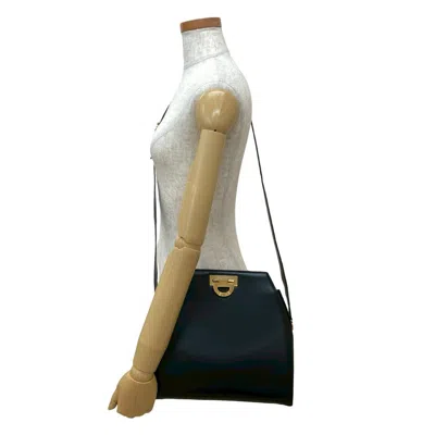 Pre-owned Celine Black Leather Pochette Shoulder Bag ()