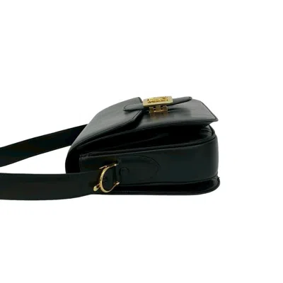 Pre-owned Celine Black Leather Pochette Shoulder Bag ()