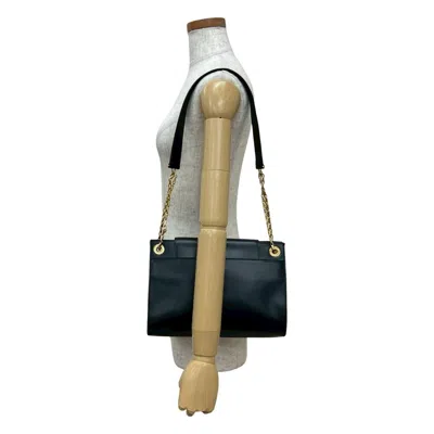 Pre-owned Celine Black Leather Shoulder Bag Tote Bag ()