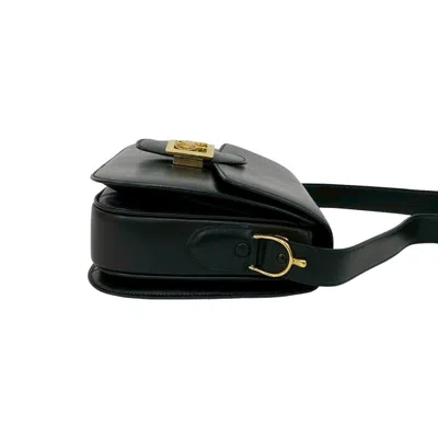 Pre-owned Celine Black Leather Pochette Shoulder Bag ()