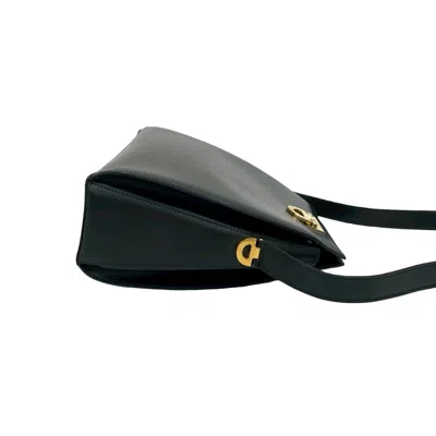 Pre-owned Celine Black Leather Pochette Shoulder Bag ()