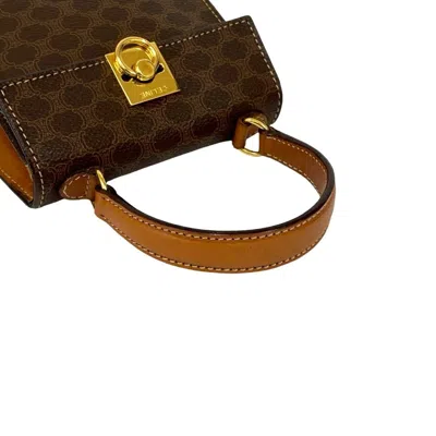 Pre-owned Celine Brown Leather Pvc Handbag Shoulder Bag ()