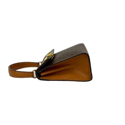 Pre-owned Celine Brown Leather Pvc Handbag Shoulder Bag ()