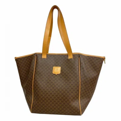 Pre-owned Celine Brown Pvc Tote Bag ()
