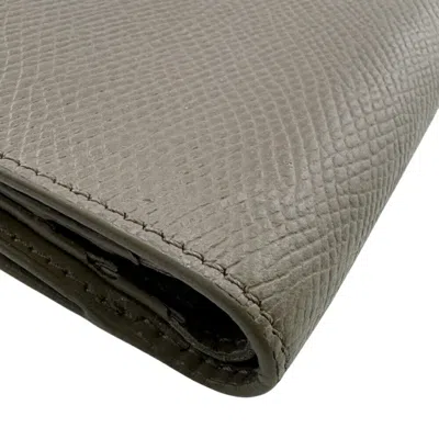 Pre-owned Celine Gray Leather Wallet (bi-fold) ()