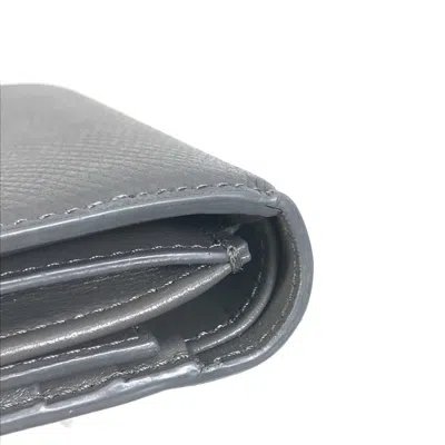 Pre-owned Celine Gray Pink Leather Wallet (bi-fold) () In Multi