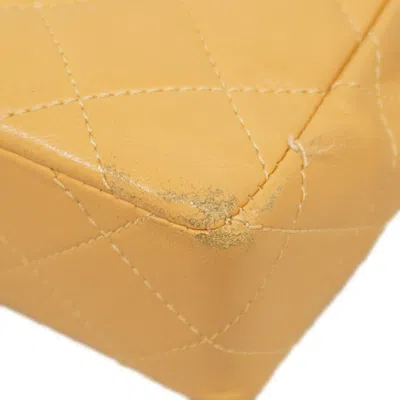 Pre-owned Chanel Beige Leather Shoulder Bag () In Sand