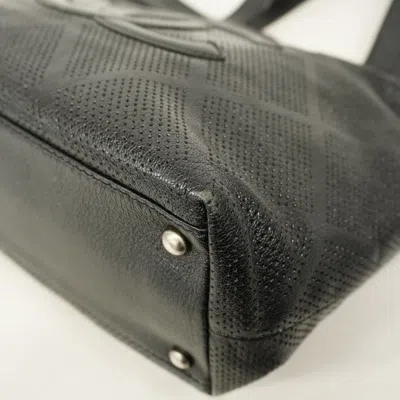 Pre-owned Chanel Black Leather Tote Bag ()