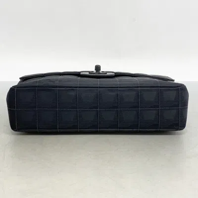 Pre-owned Chanel Black Nylon Shoulder Bag ()
