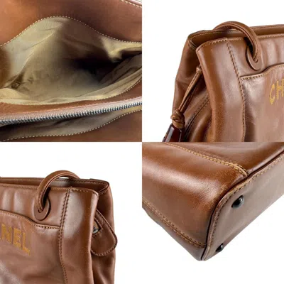 Pre-owned Chanel Brown Leather Shoulder Bag ()