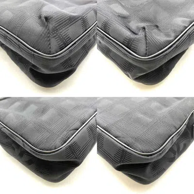 Pre-owned Chanel New Travel Line Black Nylon Leather Shoulder Bag ()