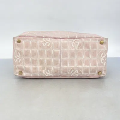 Pre-owned Chanel Pink Nylon Tote Bag ()