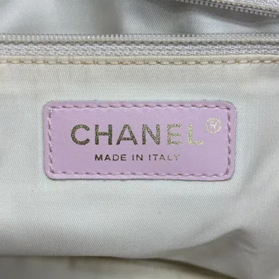 Pre-owned Chanel Pink Nylon Tote Bag ()