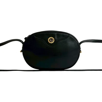 Pre-owned Dior Christian  Black Leather Pochette Shoulder Bag ()