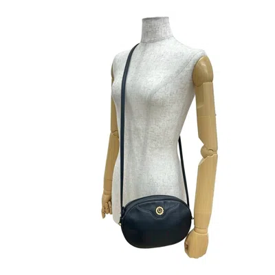Pre-owned Dior Christian  Black Leather Pochette Shoulder Bag ()