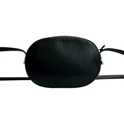 Pre-owned Dior Christian  Black Leather Pochette Shoulder Bag ()