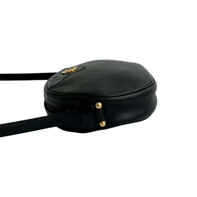 Pre-owned Dior Christian  Black Leather Pochette Shoulder Bag ()