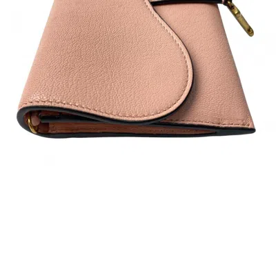 Pre-owned Dior Christian  Pink Leather Shoulder Bag ()