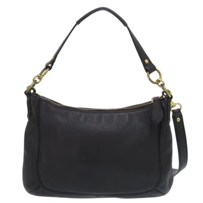 Pre-owned Coach Black Leather Shoulder Bag ()