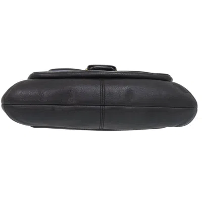 Pre-owned Coach Black Leather Shoulder Bag ()