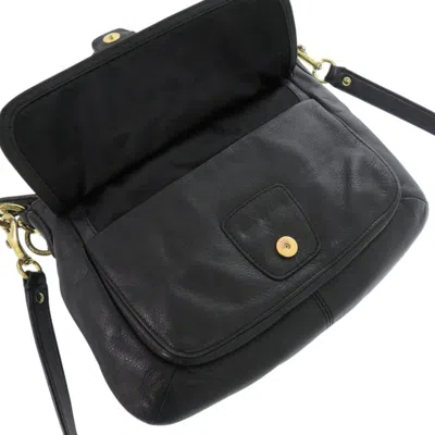 Pre-owned Coach Black Leather Shoulder Bag ()