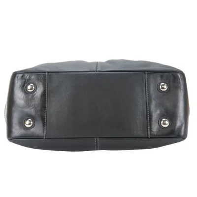 Pre-owned Coach Black Leather Tote Bag ()