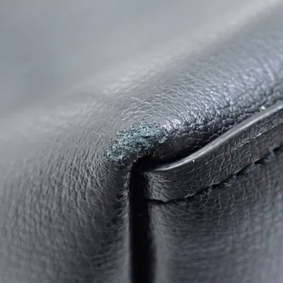 Pre-owned Coach Black Red Color Leather Tote Bag () In Multi