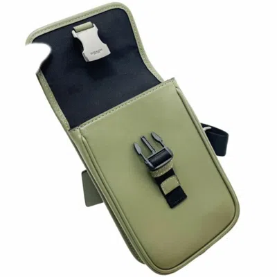 Pre-owned Coach Green Leather Pochette Shoulder Bag Sling Bag ()