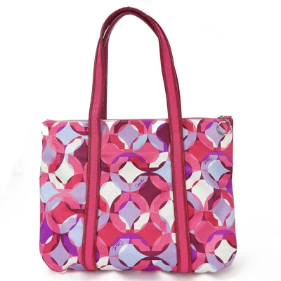 Pre-owned Coach Poppy Pink Tote Bag ()