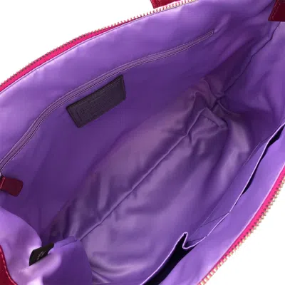 Pre-owned Coach Poppy Pink Tote Bag ()