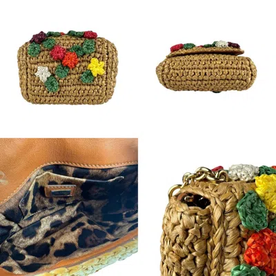 Pre-owned Dolce & Gabbana Multi-color Straw Shoulder Bag ()