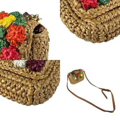 Pre-owned Dolce & Gabbana Multi-color Straw Shoulder Bag ()