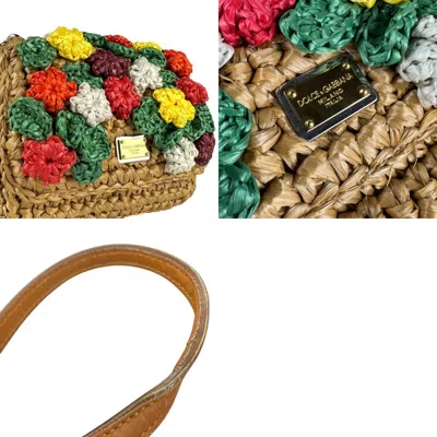 Pre-owned Dolce & Gabbana Multi-color Straw Shoulder Bag ()