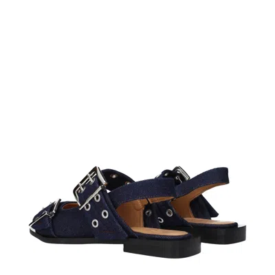 Ganni Ballerina With Buckle In Multi