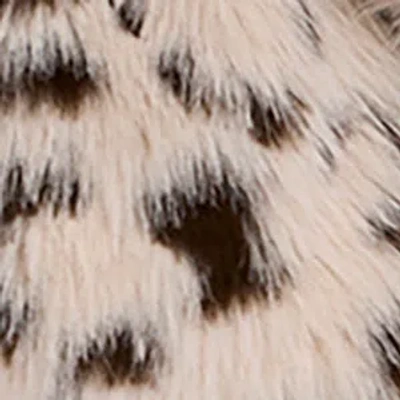 Kenneth Cole Faux Fur Spot Jacket In Multi