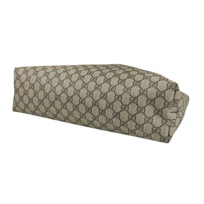 Pre-owned Gucci Beige Brown Gg Supreme Tote Bag () In Multi