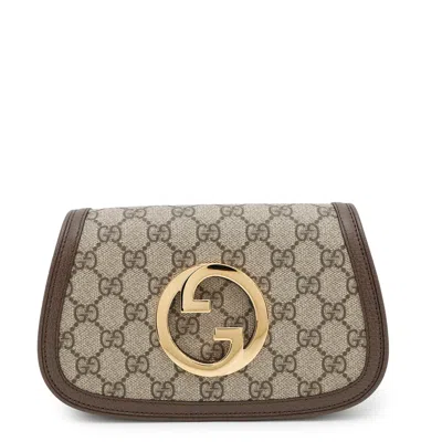 Pre-owned Gucci Beige Brown Pvc Leather Fanny Pack Sling Bag ()