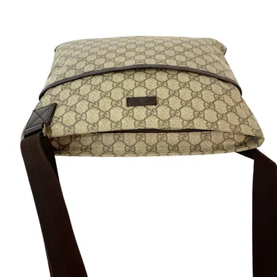 Pre-owned Gucci Brown Leather Pvc Shoulder Bag Tote Bag ()