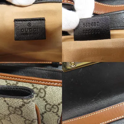 Pre-owned Gucci Brown Pvc Shoulder Bag ()